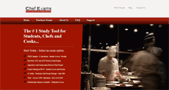 Desktop Screenshot of chefexams.com